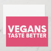 ヴィーガン・アピール 招待状 (正面/裏面)