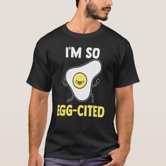 ヴィーガン イースター エッグ パン おもしろTシャツ Tシャツ (正面)