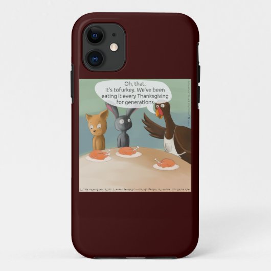 ヴィーガン・サンクスギビング ジョーク iPhone 5/5s カーケース Case-Mate iPhoneケース (裏面)