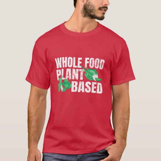 ヴィーガン プラントベース ベジタリアン WFPB 健康食品 Tシャツ (正面)