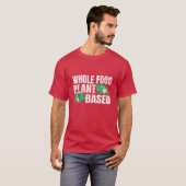 ヴィーガン プラントベース ベジタリアン WFPB 健康食品 Tシャツ (正面フル)