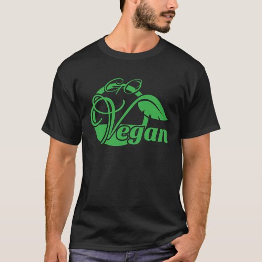 ヴィーガン+ベジタリアン Tシャツ (正面)