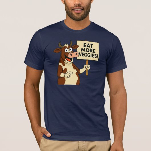 ヴィーガン+ベジタリアン Tシャツ (正面)