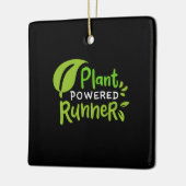 ヴィーガン - 植物ベースのランナー セラミックオーナメント (左)