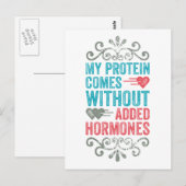 ヴィーガン 無添加ホルモン ポストカード (正面/裏面)