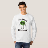 ヴィーガン+芽キャベツ Tシャツ (正面フル)