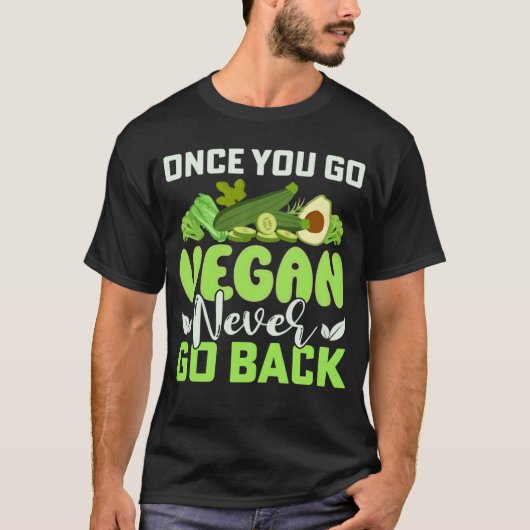 ヴィーガン 菜食主義者の食事 健康食品 2 Tシャツ (正面)
