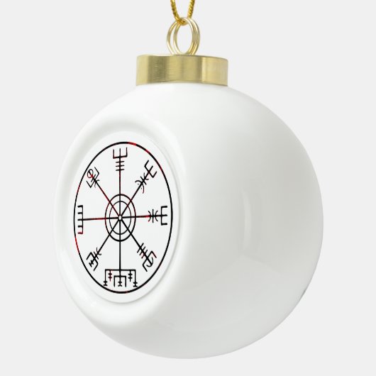 ヴィーギサー・アイスランドステーブ セラミックボールオーナメント (右)