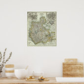 ヴィースバーデンとフランクフルトドイツ ポスター (キッチン)