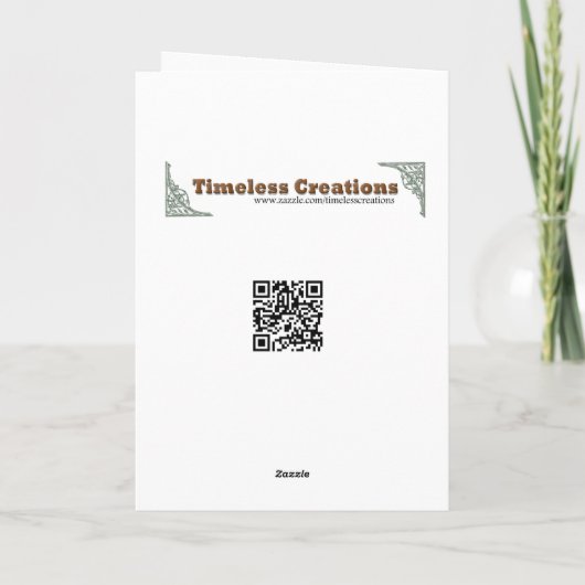 ヴィーテン悔やみや弔慰ピンクローゼス カード (裏面)