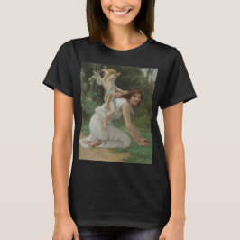 ヴィーナスとキューピッド(ギヨーム・セイニャック画) Tシャツ