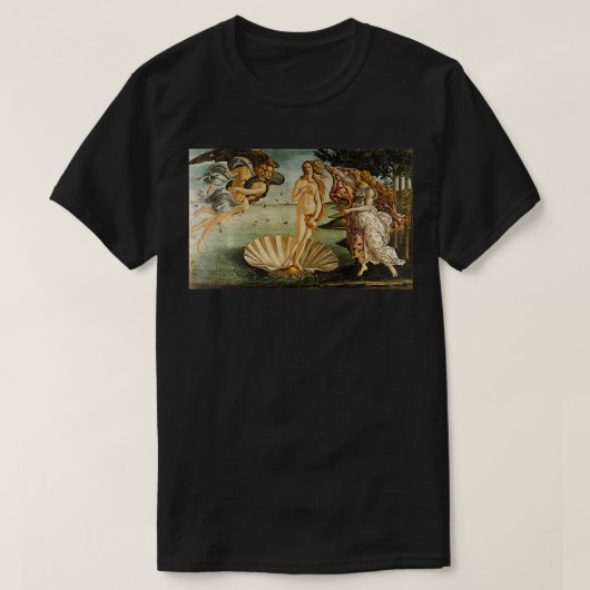 ヴィーナスの絵画芸術の誕生 Tシャツ (デザイン正面)