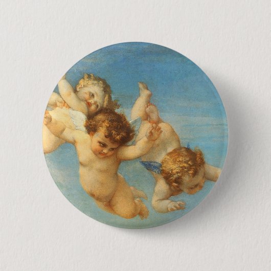 『ヴィーナスの誕生』天使の部分（Alexandre Cabanel作） 缶バッジ (正面)