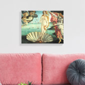 ヴィーナスの誕生- Botticelliによるクラシックアート キャンバスプリント (インサイチュ (リビング))