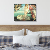 ヴィーナスの誕生- Botticelliによるクラシックアート キャンバスプリント (インサイチュ (寝室))