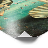 ヴィーナスの誕生- Botticelliによるクラシックアート フォトプリント (角)