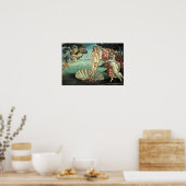 ヴィーナスの誕生- Botticelliによるクラシックアート ポスター (キッチン)