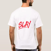 ヴィーナスの誕生 - SLAY(レッドマーカー・リミックス) Tシャツ (裏面)