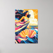 ヴィーナスポップ・アートの誕生のアート・ヴィジョン キャンバスプリント (正面)