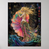 ヴィーナス誕生アールヌーボーファンタジー ポスター (正面)