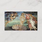 ヴィーナス誕生バイサンドロ・ボッティチェリ 名刺 (裏面)