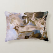 ヴィーナス誕生byウィリアム・アドルフィ・ブーゲロー アクセントクッション (正面)