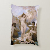 ヴィーナス誕生byウィリアム・アドルフィ・ブーゲロー アクセントクッション (裏面(縦))