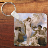 ヴィーナス誕生byウィリアム・アドルフィ・ブーゲロー キーホルダー (正面)