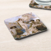 ヴィーナス誕生byウィリアム・アドルフィ・ブーゲロー コースター (左側)