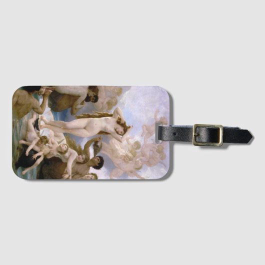 ヴィーナス誕生byウィリアム・アドルフィ・ブーゲロー ラゲッジタグ (正面横)