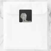 ヴィーナス・ド・ミロの頭、紀元前100年 スクエアシール (バッグ)