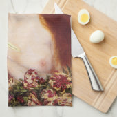 ヴィーナスVerticordia (by Dante Gabriel Rossetti) キッチンタオル (四つ折り)