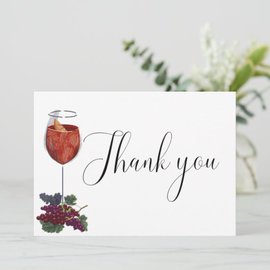 ヴィーノ前の誓いブライダルシャワーサンキューカード 案内状 (スタンド正面)