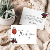 ヴィーノ前の誓いブライダルシャワーサンキューカード 案内状