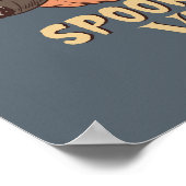 ヴィーブ不気味ス喫煙ハロウィーンのカボチャのちょうちんハロウィーン ポスター (角)