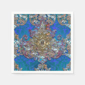 ヴィーラジョイエレガントモノグラム スタンダードカクテルナプキン (正面)