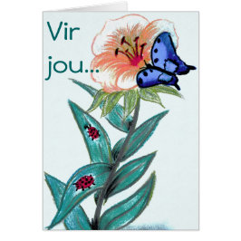 ヴィールジョー – Afrikaanse Groetekaartjie