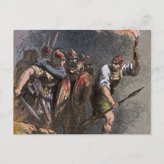 ヴェイの戦い ポストカード (正面)