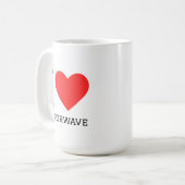 ヴェイパーウェーブが好き コーヒーマグカップ (正面左)
