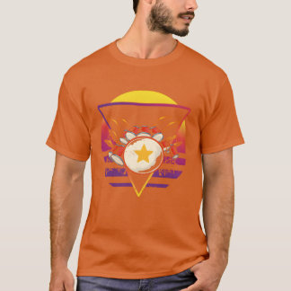 ヴェイパーウェーブ ドラマー 美意識 レトロ ヴィンテージ ロック R r Tシャツ