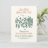 ヴェイルでの独身パーティーの前の最後のトレイル 招待状 (スタンド正面)