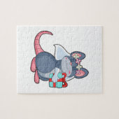 ヴェイルとプレゼントの花嫁マウス.PNG ジグソーパズル (横)