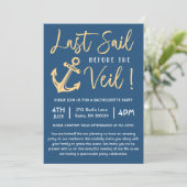 ヴェイルの前に出航しよう! 海の上の独身最後のパーティー 招待状 (スタンド正面)