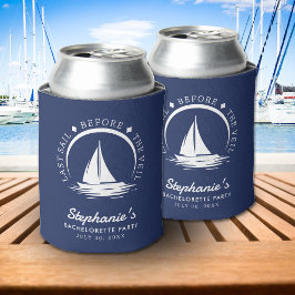 ヴェイルの前の最後の帆 ブルー独身最後のパーティー 缶クーラー