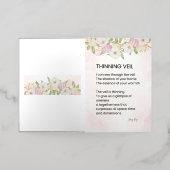 ヴェイルの薄れ - 目覚めの詩 ポスター 箔グリーティングカード (外側レイダウン)