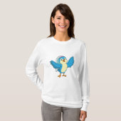 ヴェイルをまとった花嫁としての鳥 Tシャツ (正面フル)