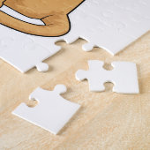 ヴェイルを被った花嫁の猫 ジグソーパズル (側面)