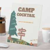 ヴェイルキャンプカクテルサインの前の最後の道 台座サイン (インサイチュ)