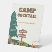 ヴェイルキャンプカクテルサインの前の最後の道 台座サイン (正面)