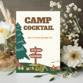 ヴェイルキャンプカクテルサインの前の最後の道 台座サイン